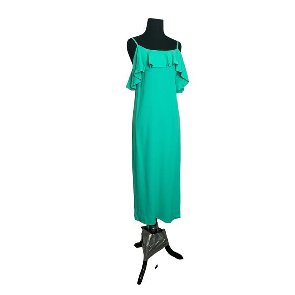 Apiece Apart green sleeveless midi party dress size 0 - Picture 12 of 13